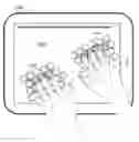 Fig. 01 - Systems and methods for distinguishing between a gesture tracing out a word and a wiping motion on a touch-sensitive keyboard