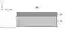 Fig. 01 - SUBSTRATE WITH A FIN REGION COMPRISING A STEPPED HEIGHT STRUCTURE