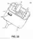 Fig. 24 - Electrical plug and adapter with retractable prongs