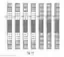 Fig. 12 - Interleaving for the transfer of telegrams with a variable number of sub-packets and successive decoding