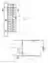 Fig. 37 - Storage and charging station system for portable electronic devices with side access to power distribution components