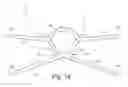 Fig. 28 - Neck strap, crown strap assembly and headgear for a breathing mask