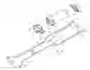 Fig. 01 - Motor mounting structure for electric seat sliding device
