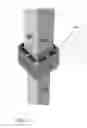 Fig. 02 - Instant canopy frame with built-in hubs for an assortment of attachments
