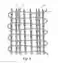 Fig. 05 - Knitted wire carrier for weather seal insert support with lockstitched reinforcing wire