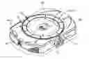 Fig. 01 - Moveable motor and cover for mobile drive unit turntable