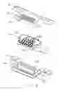 Fig. 05 - Electrical connector having instert-molding contact module embedded wtihin a pair of over-molding covers