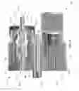 Fig. 22 - Reusable aseptic fluid couplings