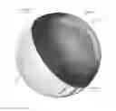 Fig. 01 - Graphene core for a golf ball with a soft cover