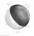Fig. 02 - Graphene core for a golf ball with a soft cover
