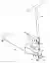 Fig. 01 - Apparatus For Adapting A Standard Skateboard To Add A Functional Scooter-Style Handlebar