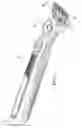 Fig. 02 - Razor handle with a pivoting portion