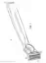 Fig. 06 - Razor handle with a pivoting portion