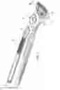 Fig. 02 - Razor handle with a pivoting portion