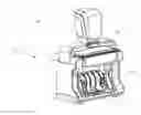 Fig. 01 - Drive unit for a band gear in an impression unit for a stamp