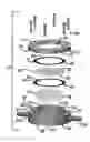 Fig. 01 - Spectroscopic membrane permeation cell for simultaneous measurements of gas permeation rates and infrared reflection absorption spectroscopic analysis of membrane surfaces