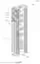 Fig. 44 - High density fiber enclosure and method