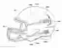 Fig. 01 - Shock absorptive helmet—facemask interconnect