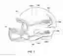 Fig. 02 - Shock absorptive helmet—facemask interconnect