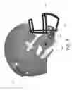 Fig. 09 - Shock absorptive helmet—facemask interconnect