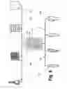 Fig. 07 - Arrangement comprising an abutment post and an appurtenant cap, as well as a tool for application of the cap