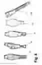 Fig. 09 - Arrangement comprising an abutment post and an appurtenant cap, as well as a tool for application of the cap