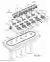 Fig. 45 - Feedthrough terminal assembly with an electrically conductive pad conductively connected to a terminal pin