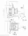 Fig. 02 - Surface-machining assembly comprising an effector to be mounted on a robot arm and at least one effector bearing element by means of which the effector bears on the surface and/or on the tools with a ball joint provided therebetween