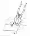Fig. 09 - Ceramic tile leveling bracket, pushing and clamping pliers and ceramic tile leveling and laying system