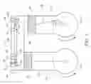 Fig. 02 - Internal combustion engine with paired, parallel, offset pistons