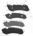 Fig. 01 - Brake pad backing plate