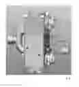 Fig. 06 - Valve with a locked set screw that is covered with a cap having a rotation space fitting freely over a nut and a female threaded portion screwed onto the set screw