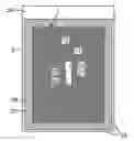 Fig. 01 - Air filter with visual filter life indicator zone and sorbent-loaded visual reference zone