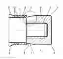 Fig. 01 - CLOSURE ELEMENT FOR CLOSING AND SEALING BORES THAT ARE SUBJECT TO INTERNAL PRESSURE