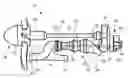 Fig. 01 - Turboprop comprising a gas generator and an accessory box coupled to a rear end of a high pressure shaft of the gas generator