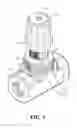 Fig. 02 - Flow control valve having a flow display device observable from any direction