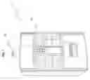 Fig. 02 - NETWORKED VENDING MACHINE WITH DRONE BASED DELIVERY AND AUGMENTED REALITY VIEWING SYSTEMS