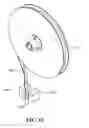 Fig. 13 - Ribbon trainable around a take-up device and a system deploying such a ribbon