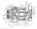 Fig. 01 - Scroll compressor having axial fan and discharge brush