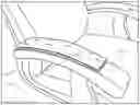 Fig. 01 - Releaseably Engaged Armrest Cushion