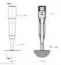 Fig. 12 - Medicament device for use with a conventional syringe
