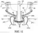 Fig. 13 - Shaving cartridges pivotable about two axes