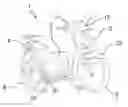 Fig. 01 - Motorcycle comprising an auxiliary lighting device