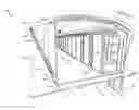 Fig. 01 - Enclosure for storing electronic components in overhead space of an aircraft