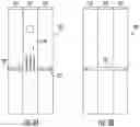 Fig. 03 - Openable elevator car wall panels
