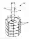 Fig. 01 - Apparatus and process for production of tissue from cells