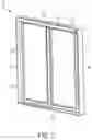 Fig. 02 - Sliding fenestration unit with coplanar panels