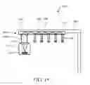 Fig. 17 - Optical waveguides having diffraction gratings for beam redirection