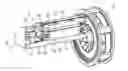 Fig. 01 - Electrical rotating machine with improved cooling