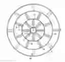 Fig. 01 - Induction cooking appliance having multiple heating coils